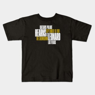 Hearns vs Leonard / 2 Kids T-Shirt